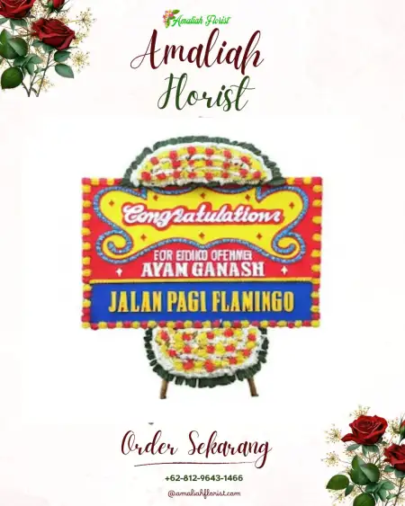 Sewa Papan Bunga Pukul